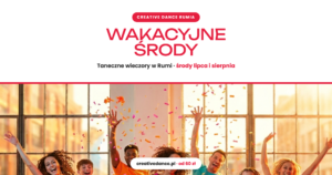 Wakacyjne Środy taneczne w Creative Dance Rumia, środy lipca i sierpnia